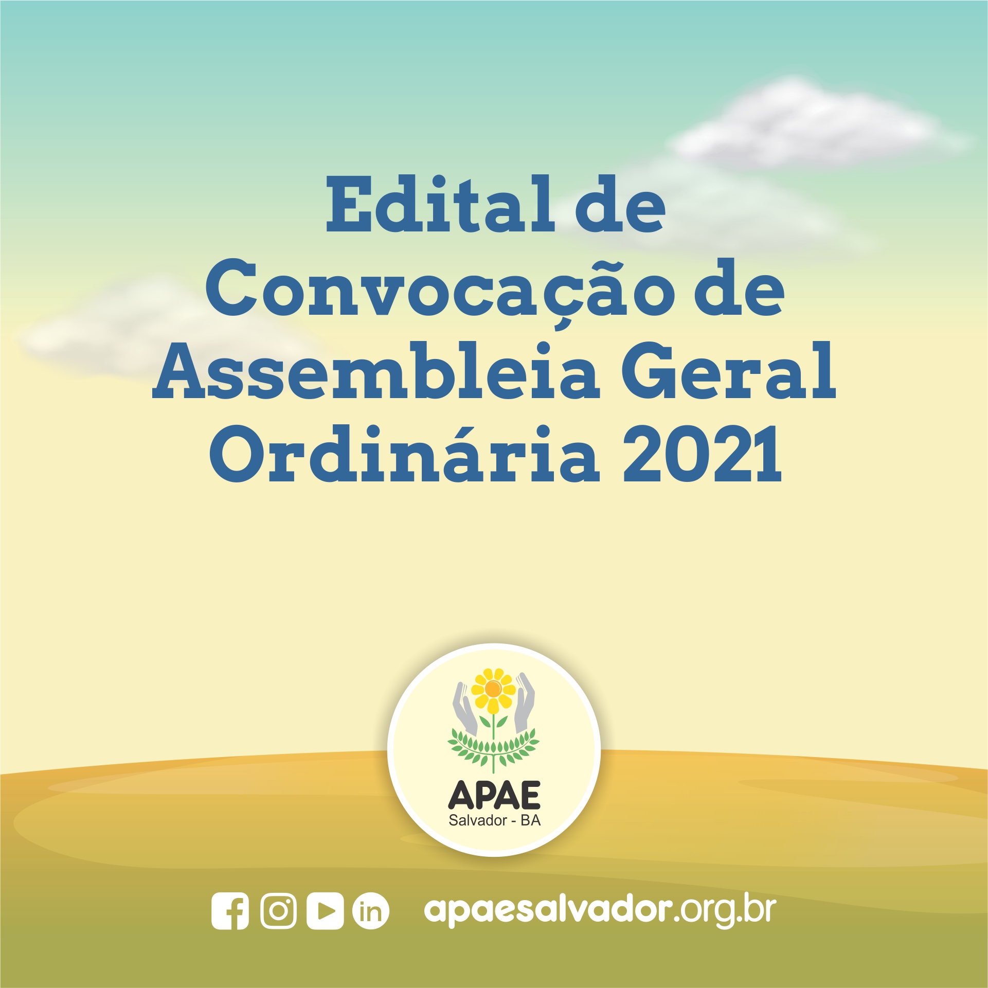 EDITAL DE CONVOCAÇÃO DE ASSEMBLEIA GERAL ORDINÁRIA  2021