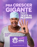 APAE de Salvador lança campanha do Junho Lilás com Léo Santana